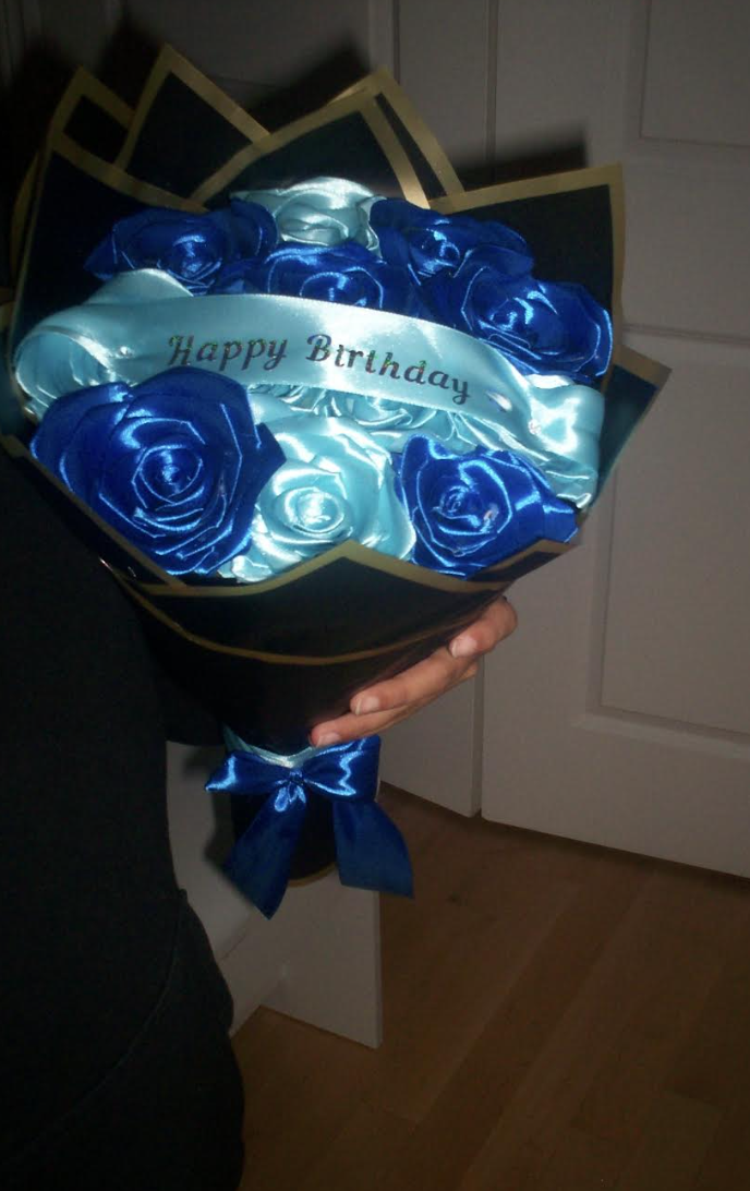 Ribbon bouquet 5 in row 2